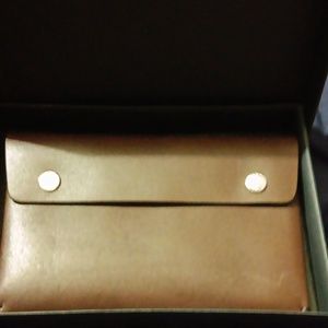 Tumi kona collection 4x6 envelope leather